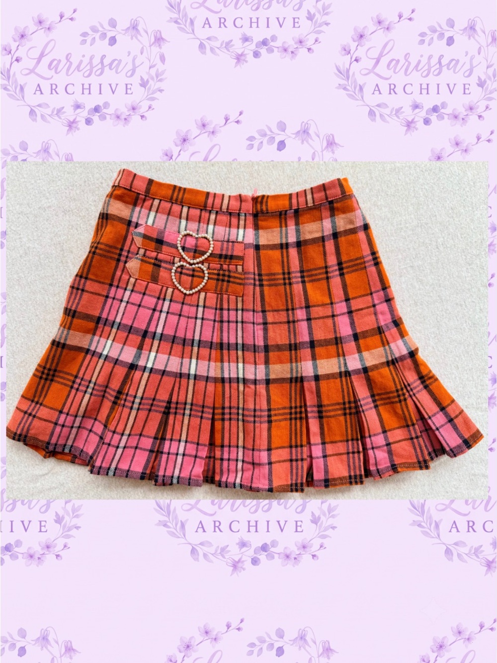 Sugar Thrillz Dolls Kill Real Everlasting Love Plaid Pleated Skirt XS (Fits XXS) - Picture 9 of 16